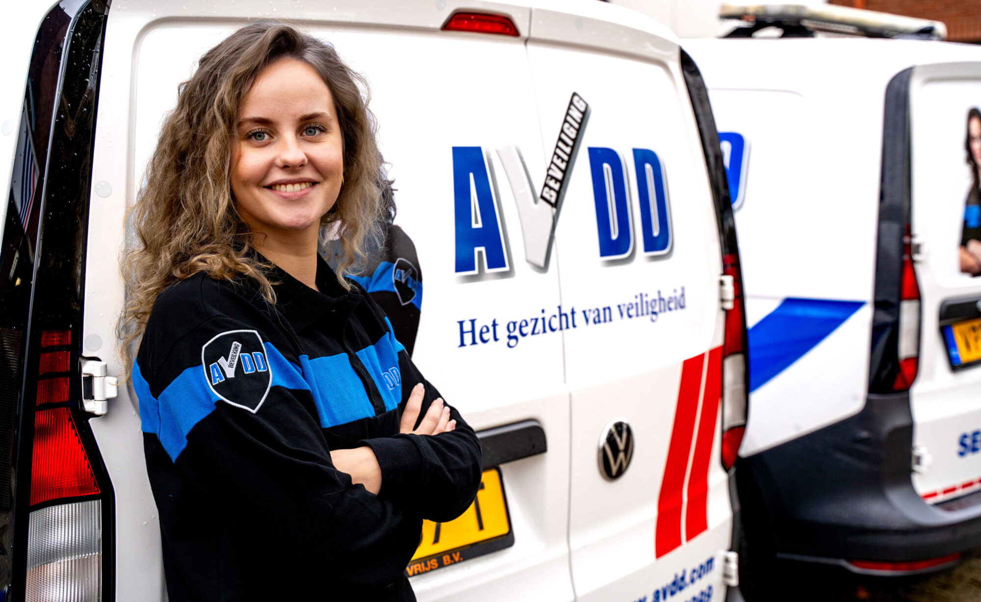 Bus van AVDD Beveiliging met beveiliger in Zevenaar